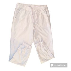 EUC Athleta Farollon JoggerSz 10T Cotton Pockets Lined Comfort Stylish